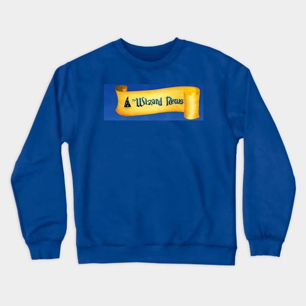 The Wizard News Logo Crewneck Sweatshirt by WizardCast